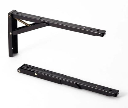 タッチポン（棚受け金具）黒300mm