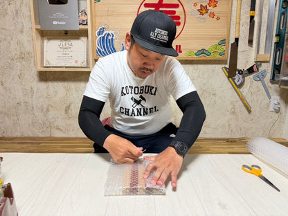 【ラスト１点】オリジナル寄木プレート