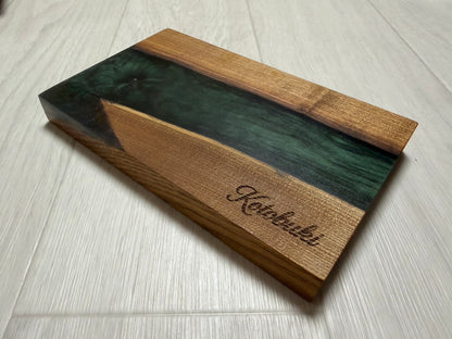 オリジナル無垢×レジンプレート【A】