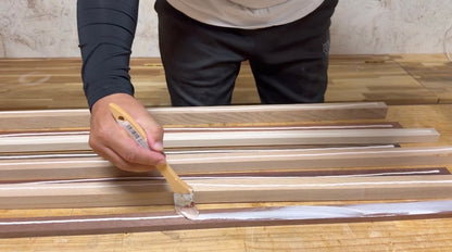 オリジナル寄木プレート