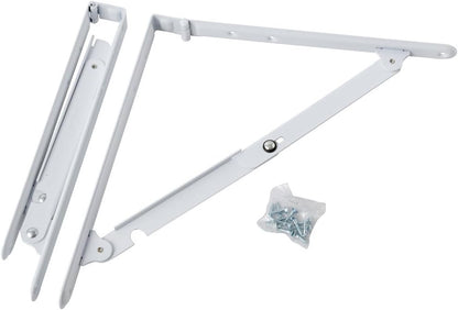 折り畳み（棚受け金具）白300mm