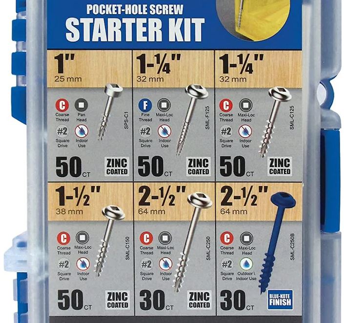 ポケットホールスクリューセット【Kreg】K02