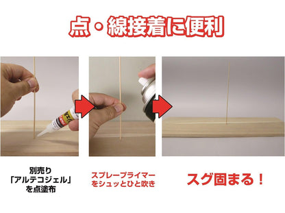 瞬間接着剤用硬化促進剤 スプレープライマー100ml